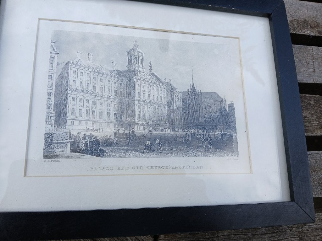 Litho 1837 Paleis op de Dam Amsterdam (BKE-169), Ophalen