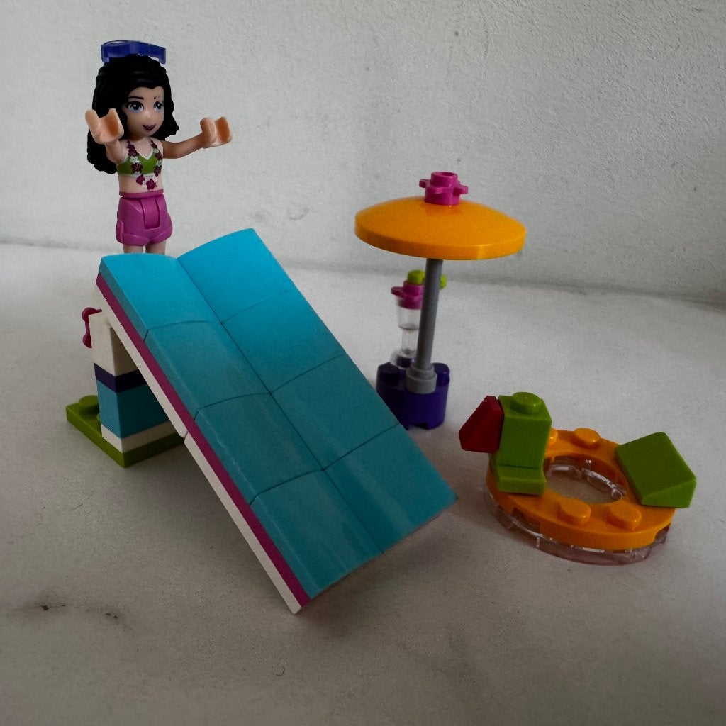 30401 Lego Friends waterglijbaan COMPLEET, Lego, Friends, Ophalen of Verzenden, Zo goed als nieuw