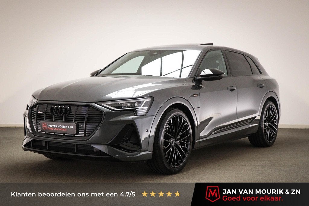 Audi e-tron 55 quattro S edition 95 kWh | PANORAMADAK | STUU, Auto's, Audi, Bedrijf, Te koop, e-tron, 4x4, ABS, Achteruitrijcamera