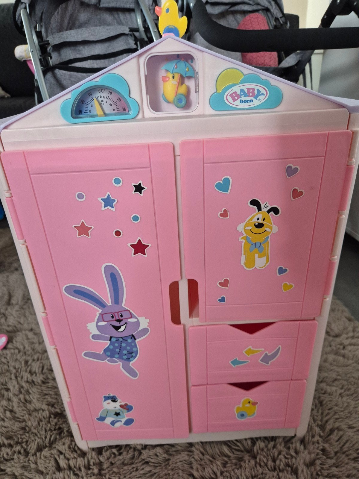 Baby Born Poppenkast met Weerstation en Hangers, Ophalen, Zo goed als nieuw
