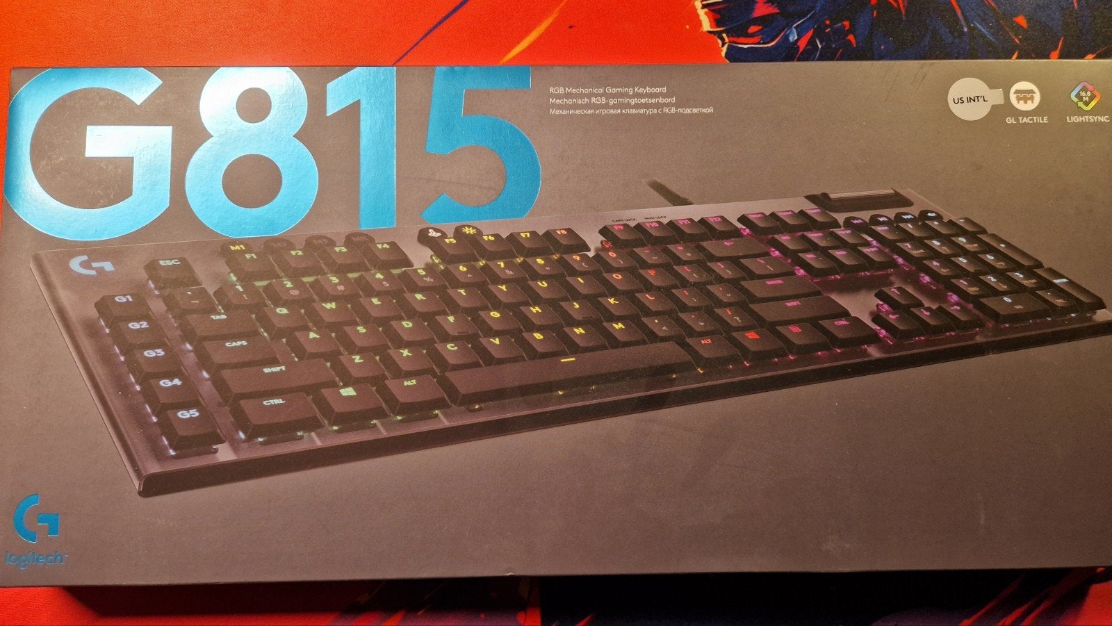 Logitech G815 Tactile RGB Mechanisch Gaming Toetsenbord, Computers en Software, Ophalen of Verzenden, Gebruikt, Logitech, Gaming toetsenbord