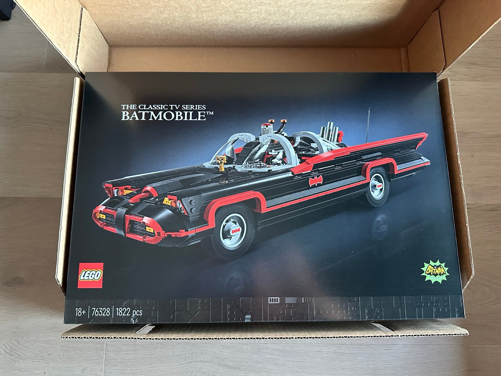 LEGO Batmobile (1966) - The Classic TV Series 76328, Lego, Nieuw, Ophalen of Verzenden, Icons