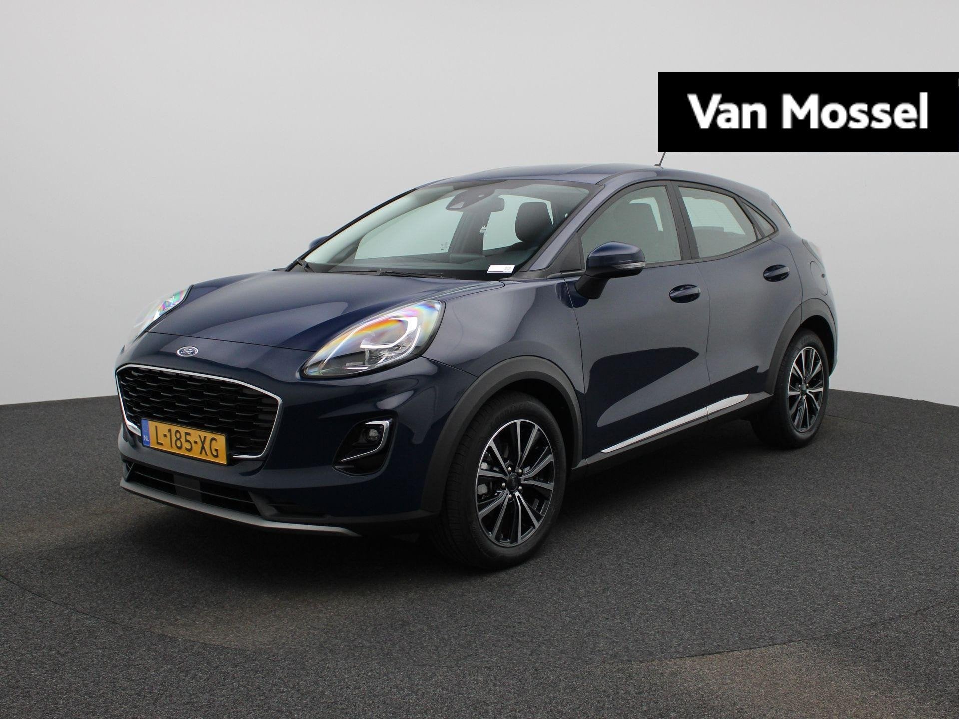 Ford Puma 1.0 EcoBoost Hybrid Titanium 125PK | Trekhaak | Cr, Voorwielaandrijving, 12 maanden, Euro 6, Blauw