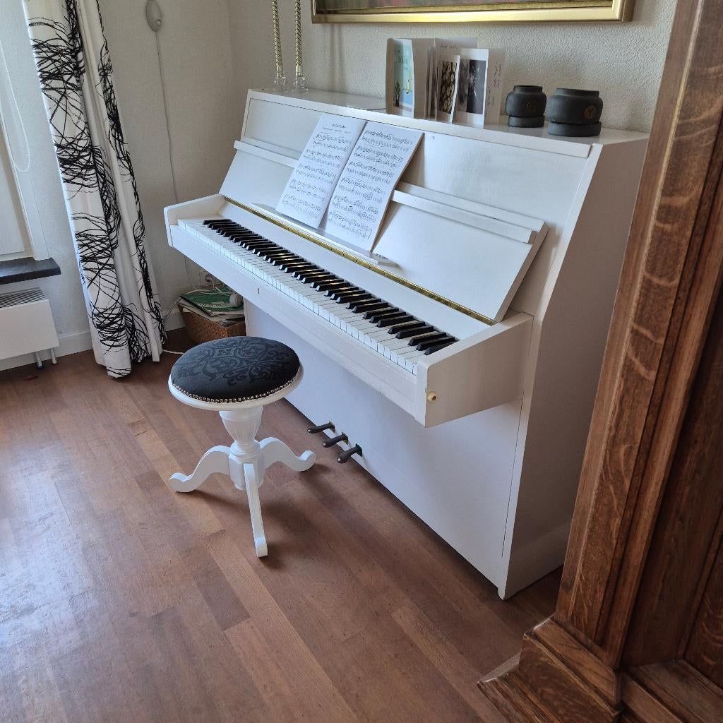witte piano, Ophalen, Gebruikt, Wit, Piano