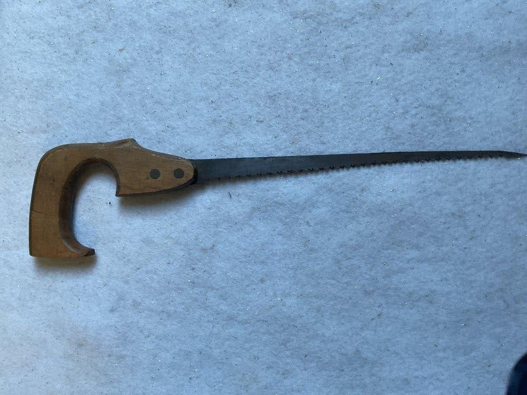 Oude schrobzaag  merk. NUSS, Antiek en Kunst, Antiek | Gereedschap en Instrumenten, Ophalen of Verzenden