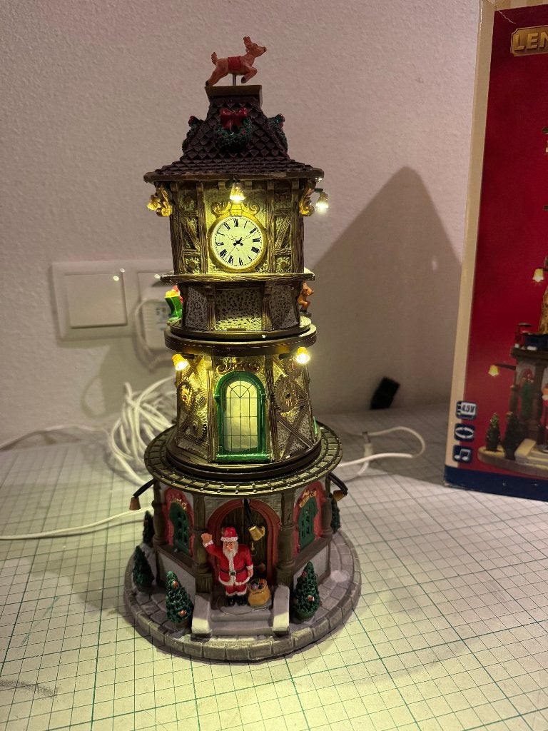 Lemax Christmas Clock tower, Ophalen of Verzenden