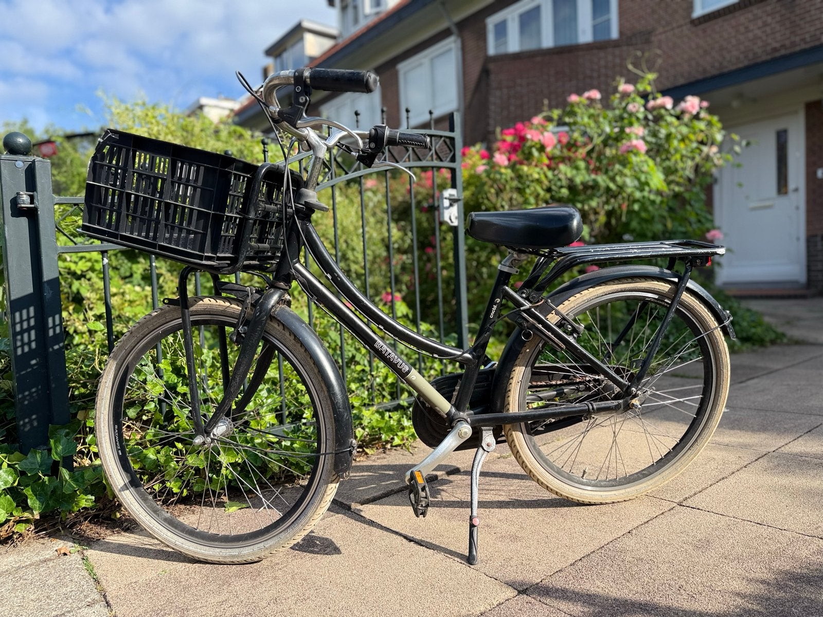 Stoere Batavus Cnctd Kinderfiets (Inclusief Krat!), Ophalen, Velgrem, Versnellingen, Gebruikt