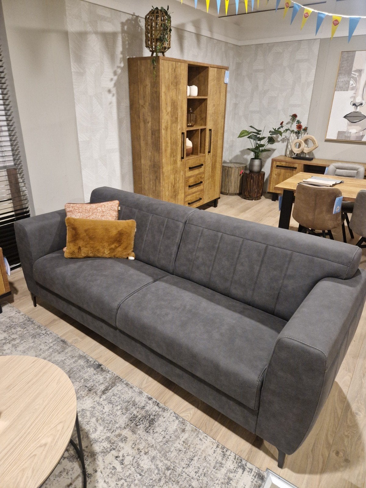 3 zits bank Ridgway, Huis en Inrichting, Ophalen, 75 tot 100 cm, Rechte bank, 200 tot 250 cm