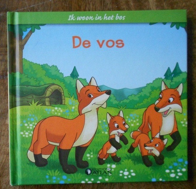 7x Dieren: Wei Koe Bosrand Eekhoorn Boswachter Vos Hert Kip, Boeken, Kinderboeken | Kleuters, Ophalen of Verzenden, Zo goed als nieuw