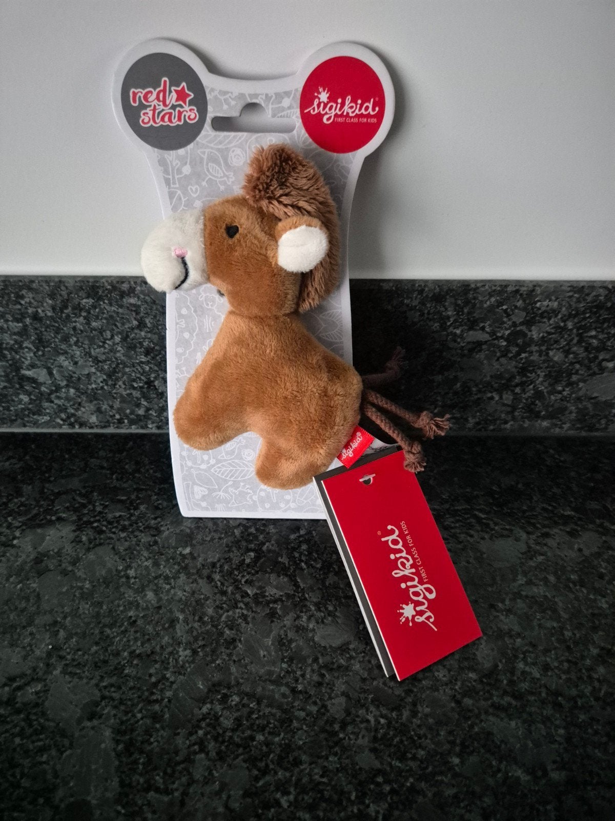 Sigikid - Knuffel Rammelaar Paard NIEUW, Ophalen of Verzenden, Nieuw
