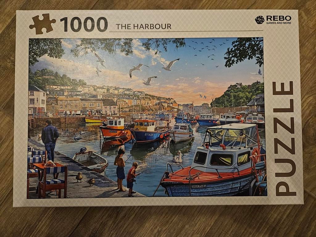Rebo puzzel 1000 stukjes, Ophalen of Verzenden, 500 t/m 1500 stukjes, Zo goed als nieuw