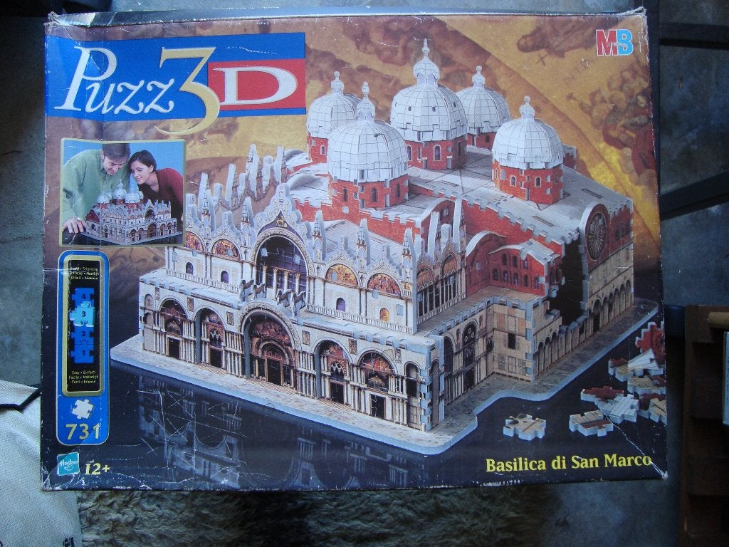 3 D puzzel Basilica di san Marco 731 stukjes, Ophalen of Verzenden, 500 t/m 1500 stukjes, Zo goed als nieuw, Rubik's of 3D-puzzel