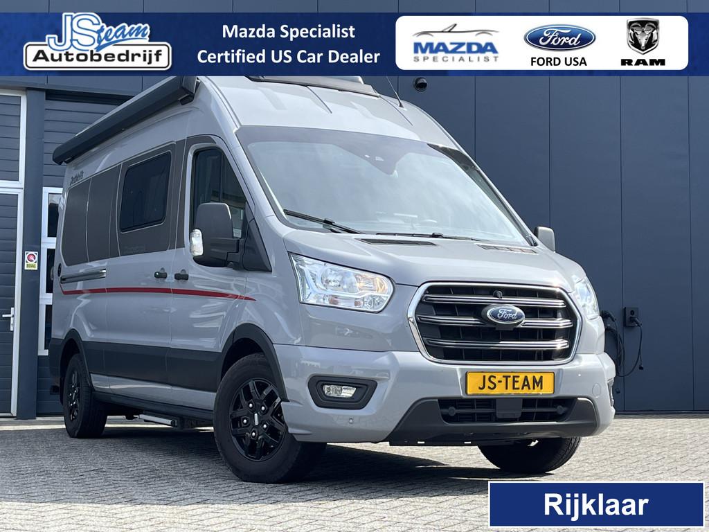 Dethleffs Globetrail 590 Ford Transit Automaat 170PK met tre, Automaat, Buscamper of Camperbus, Ringverwarming, Airbags