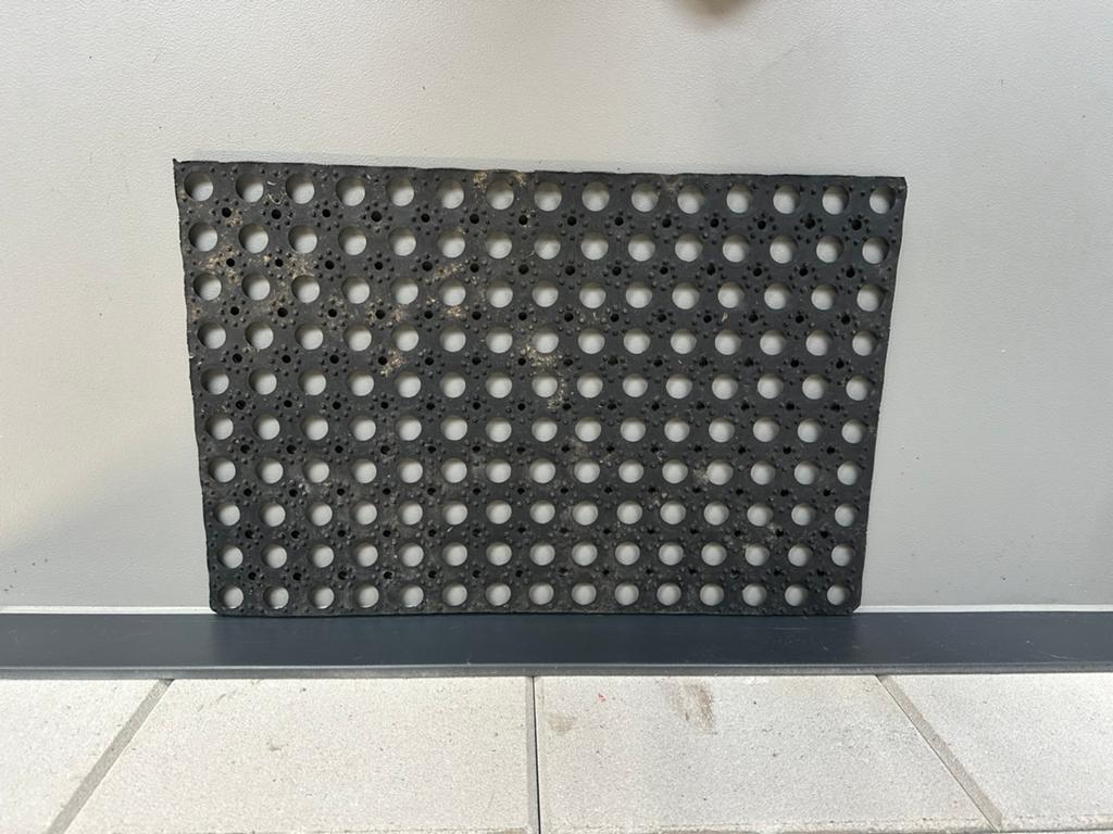Rubber mat, Ophalen, Rubber, Zo goed als nieuw, Droogloopmat
