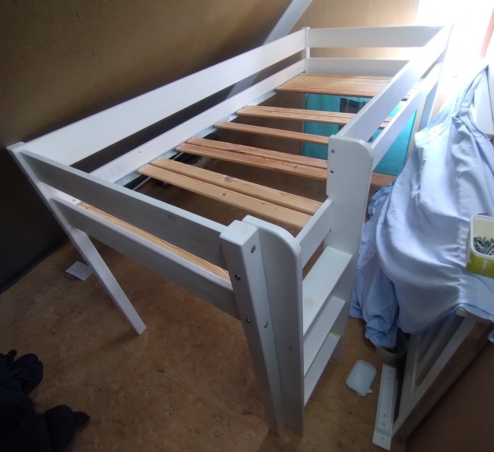 Half hoogslaper, Ophalen, 100 cm, Hoogslaper, Eenpersoons