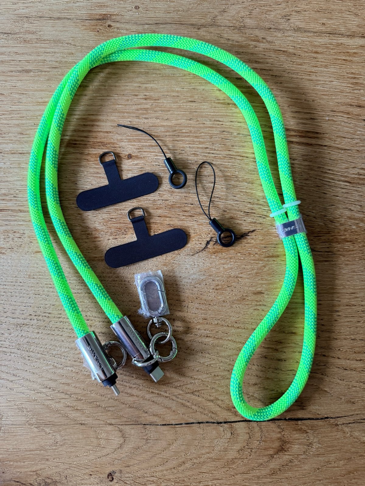 Partij: Usams Lanyard met Telefoonkabel 1.2M USB-C, Telecommunicatie, Mobiele telefoons | Toebehoren en Onderdelen, Ophalen of Verzenden