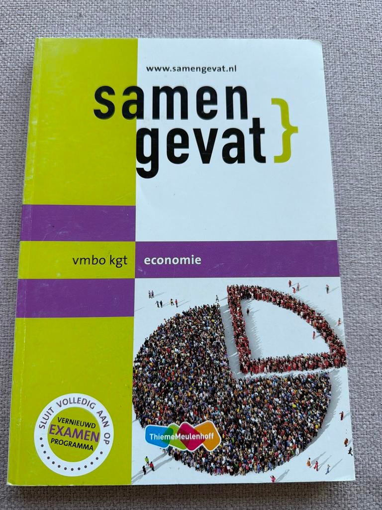 Samengevat vmbo kgt economie - Thiememeulenhoff, Ophalen, Zo goed als nieuw, VMBO, Economie