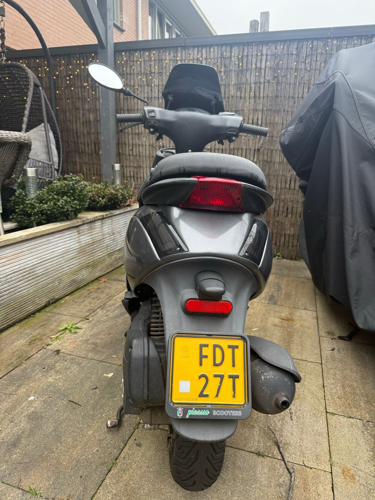 Piaggio Zip Scooter - Mist 1 Spiegel - 50cc, Ophalen of Verzenden, Gebruikt, Overige typen, Piaggio