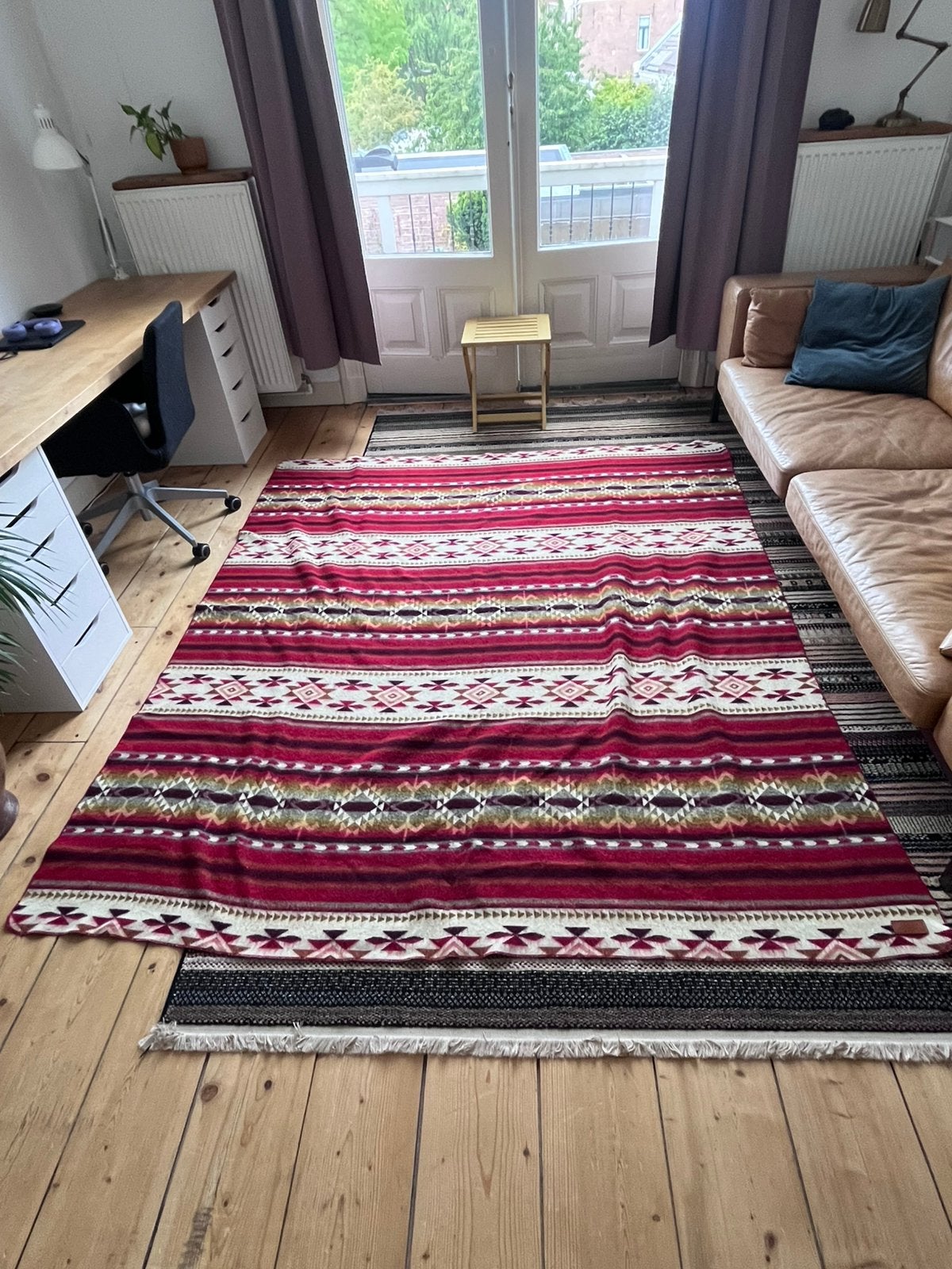 Wool Ecuadane Cotacachi Fire blanket 208  236 cm, Ophalen of Verzenden, Zo goed als nieuw, Rechthoekig, 200 cm of meer