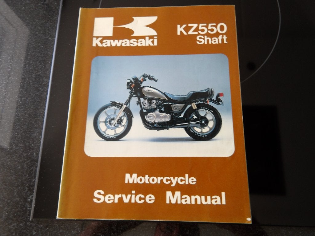 Kawasaki KZ550 Shaft Motorcycle Service Manual, Ophalen of Verzenden, Kawasaki