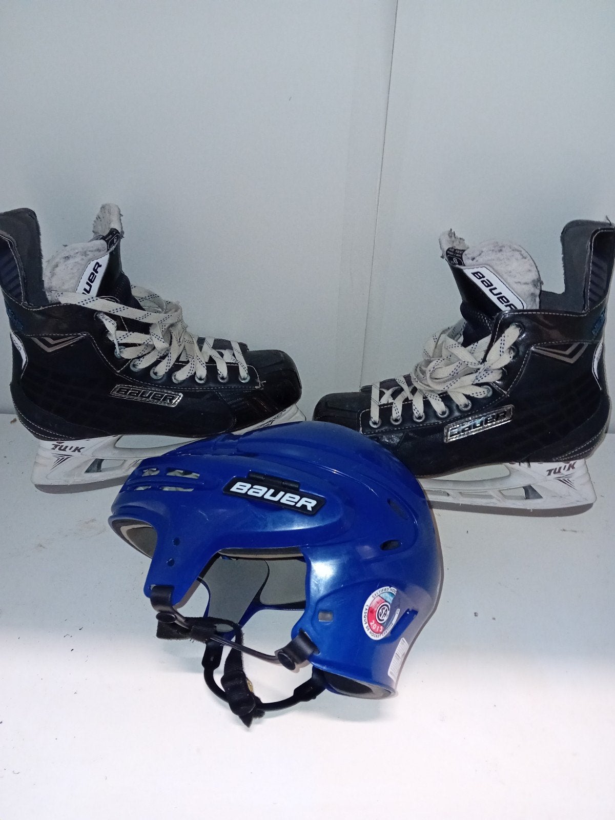 Bauer 5000 Nexus IJshockeyschaatsen + Bauer Helm, Ophalen of Verzenden, Gebruikt, IJshockeyschaatsen, Bauer