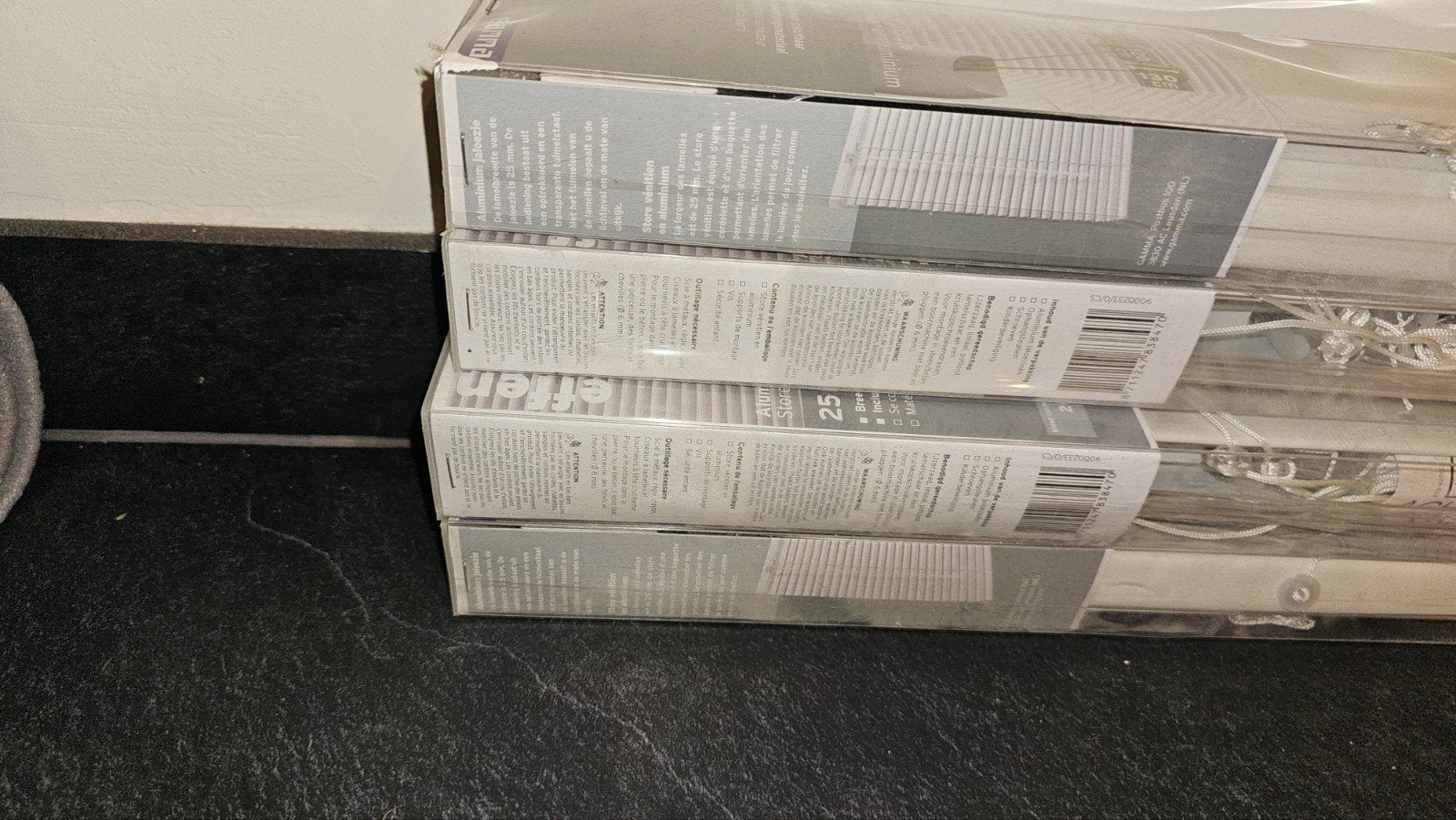 Nieuwe Gamma aluminium jaloezieën wit 120x130cm, Jaloezie, Overige merken, Wit, Metaal