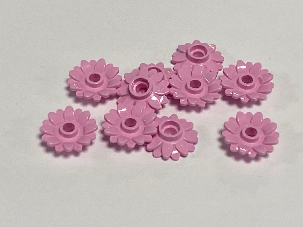 Partij 10x nieuwe Lego bloem blaadjes 2x2 diverse kleuren, Overige thema's, Lego, Nieuw, Ophalen of Verzenden