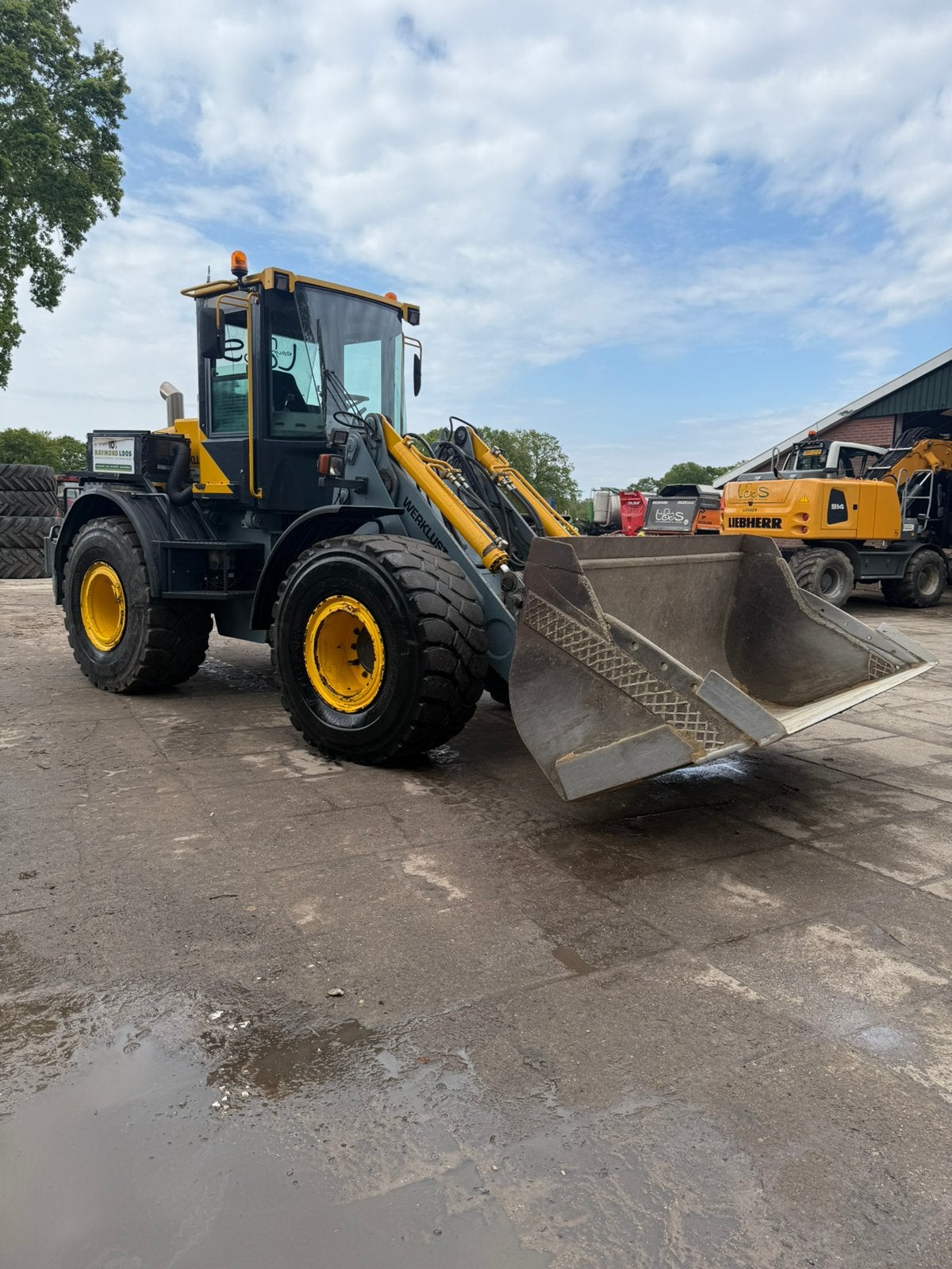 Werklust wg 40e, Ophalen, Wiellader of Shovel
