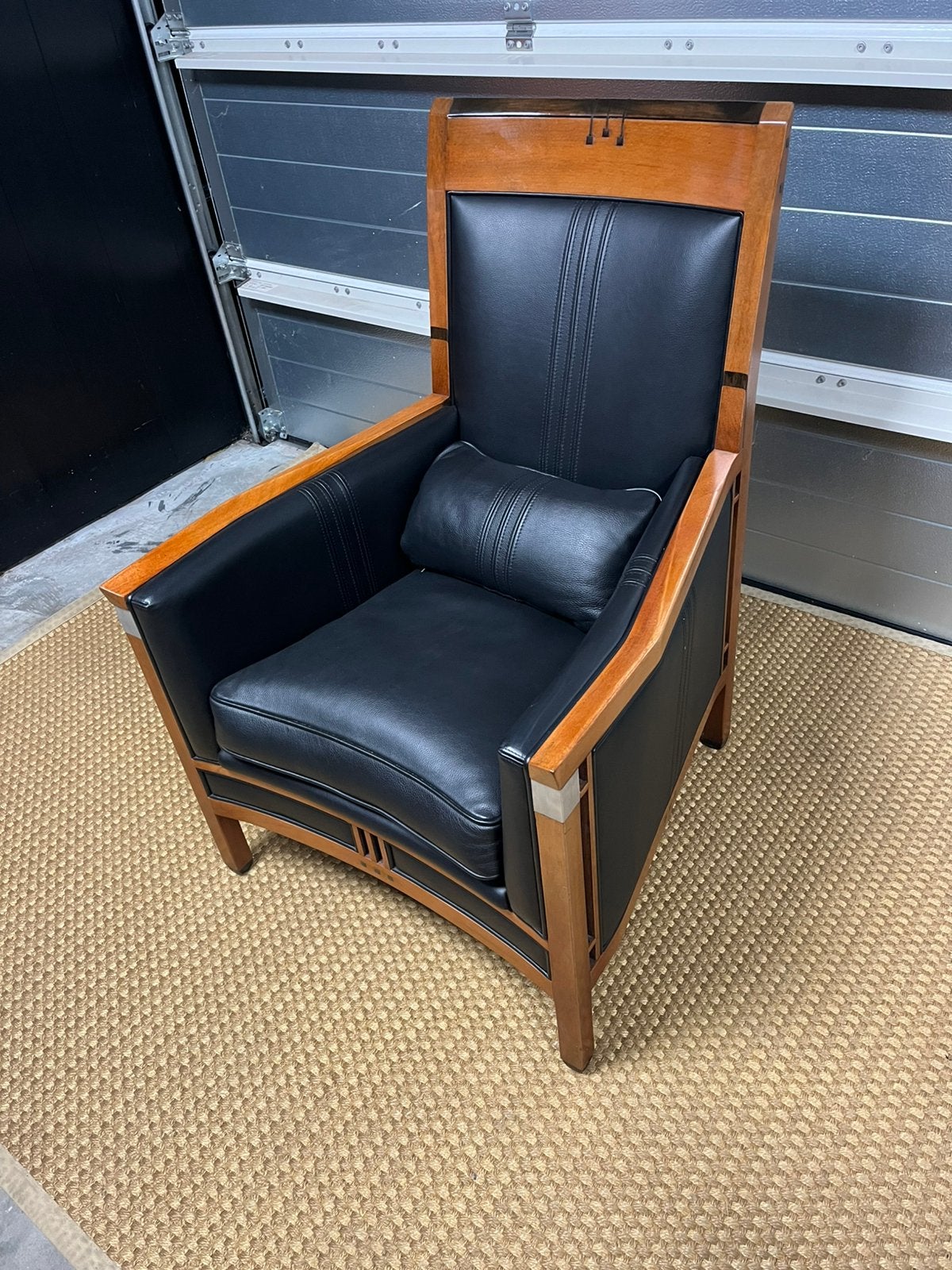 Schuitema decoforma fauteuil Charles, Huis en Inrichting, Fauteuils, Ophalen, Leer, Zo goed als nieuw, 50 tot 75 cm