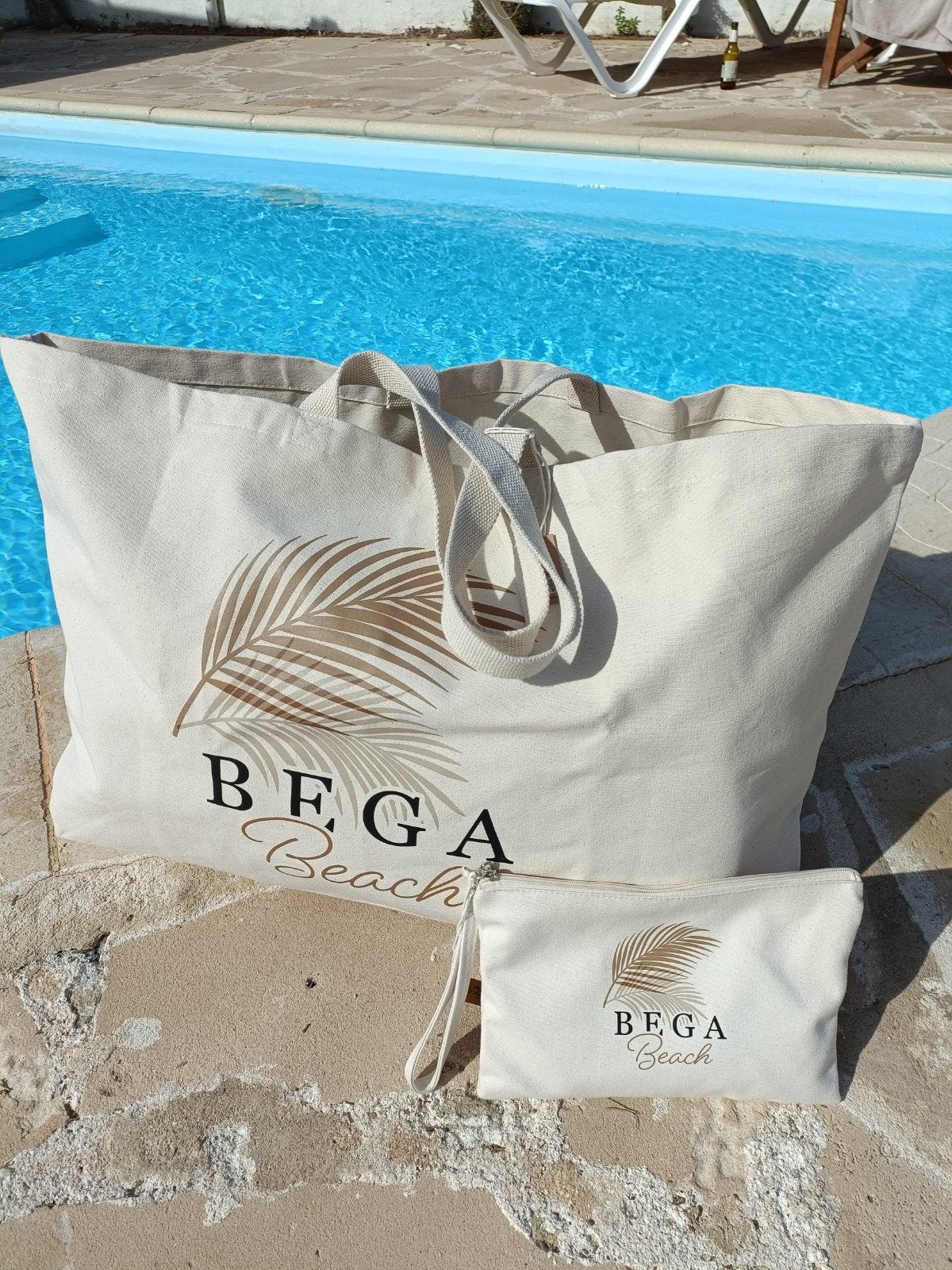 Bega Beach Strandtas en Clutch Set - Nieuw, Ophalen, Nieuw, Overige typen