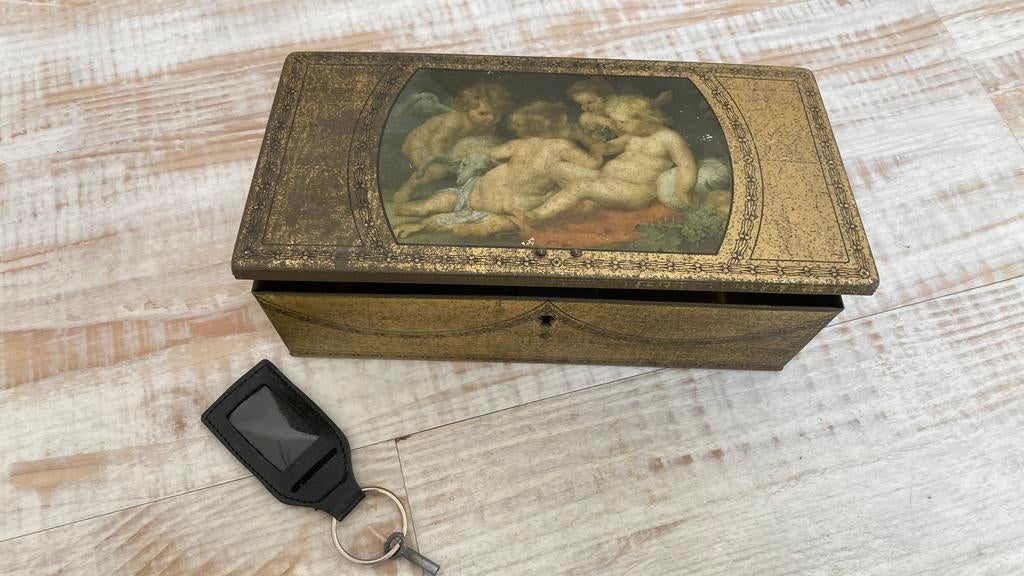 Parein blik met slot en sleutel, Ophalen of Verzenden
