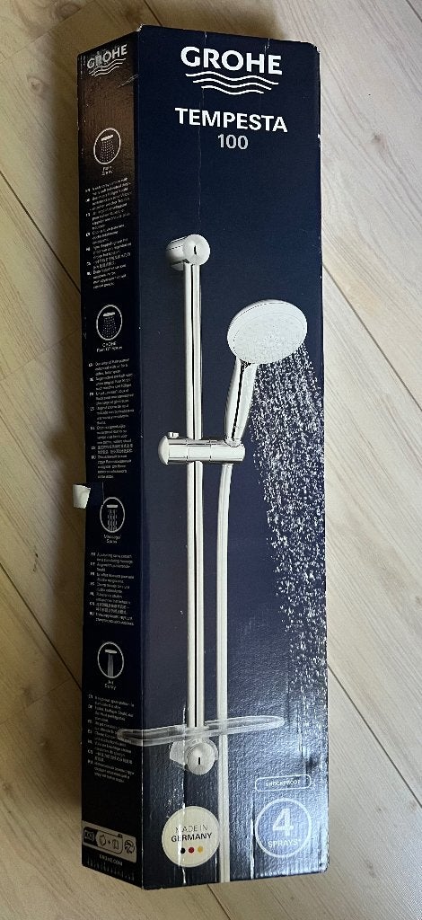 Grohe handdouche met glijstangset, Doe-het-zelf en Verbouw, Sanitair, Ophalen of Verzenden, Nieuw, Chroom, Douche