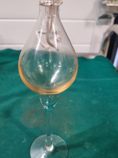 olielampje vintage art living glas, Ophalen of Verzenden, 'T Olde Gre-j, Info@toldegrej.nl, Endepoelstraat 20f Didam