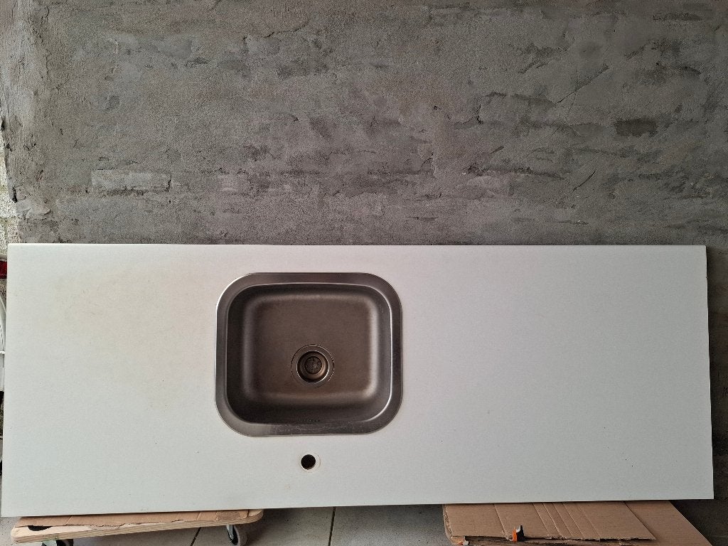 Ikea keuken aanrechtbladen, Ophalen, Minder dan 50 cm, Gebruikt, Wit