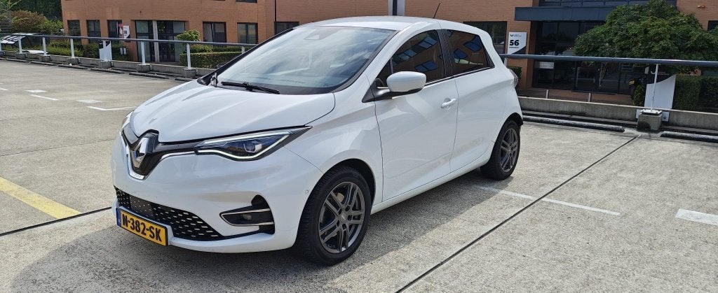 Renault ZOE R135 135pk 2021 Wit 99333 km, Auto's, 135 pk, Wit, Origineel Nederlands, Grijs