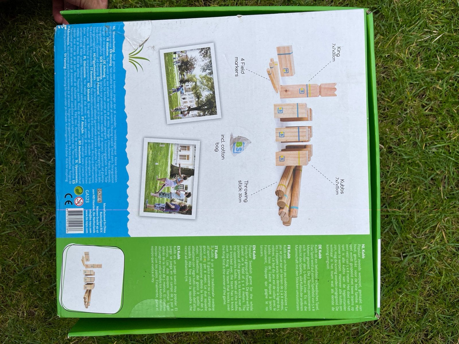 Kubb spel – Compleet en in goede staat, Ophalen, Zo goed als nieuw