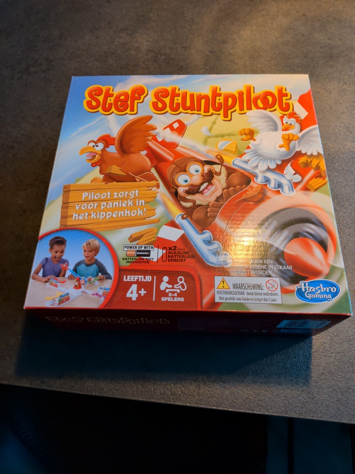 Stef Stuntpiloot, Drie of vier spelers, Ophalen of Verzenden, Gebruikt, Hasbro Gaming