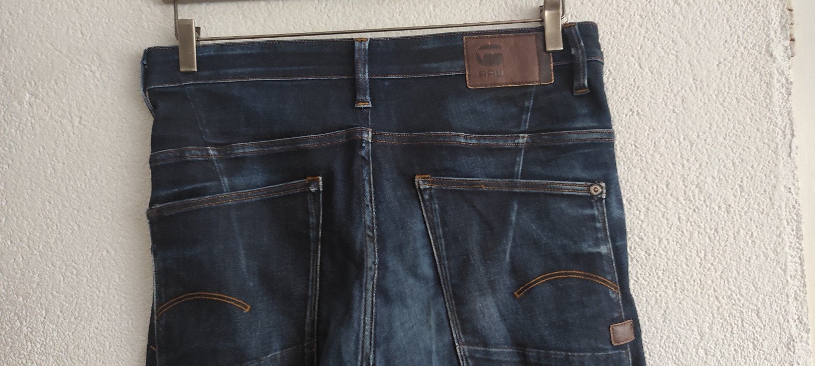 G-Star RAW Jeans W32 L32 - Donkerblauw, Blauw, W32 (confectie 46) of kleiner, Ophalen of Verzenden, Gedragen