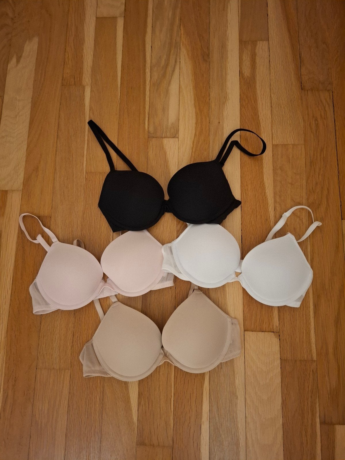 4 H&M BH's maat 70B - zo goed als nieuw, H&M, Verzenden, Meerkleurig, BH