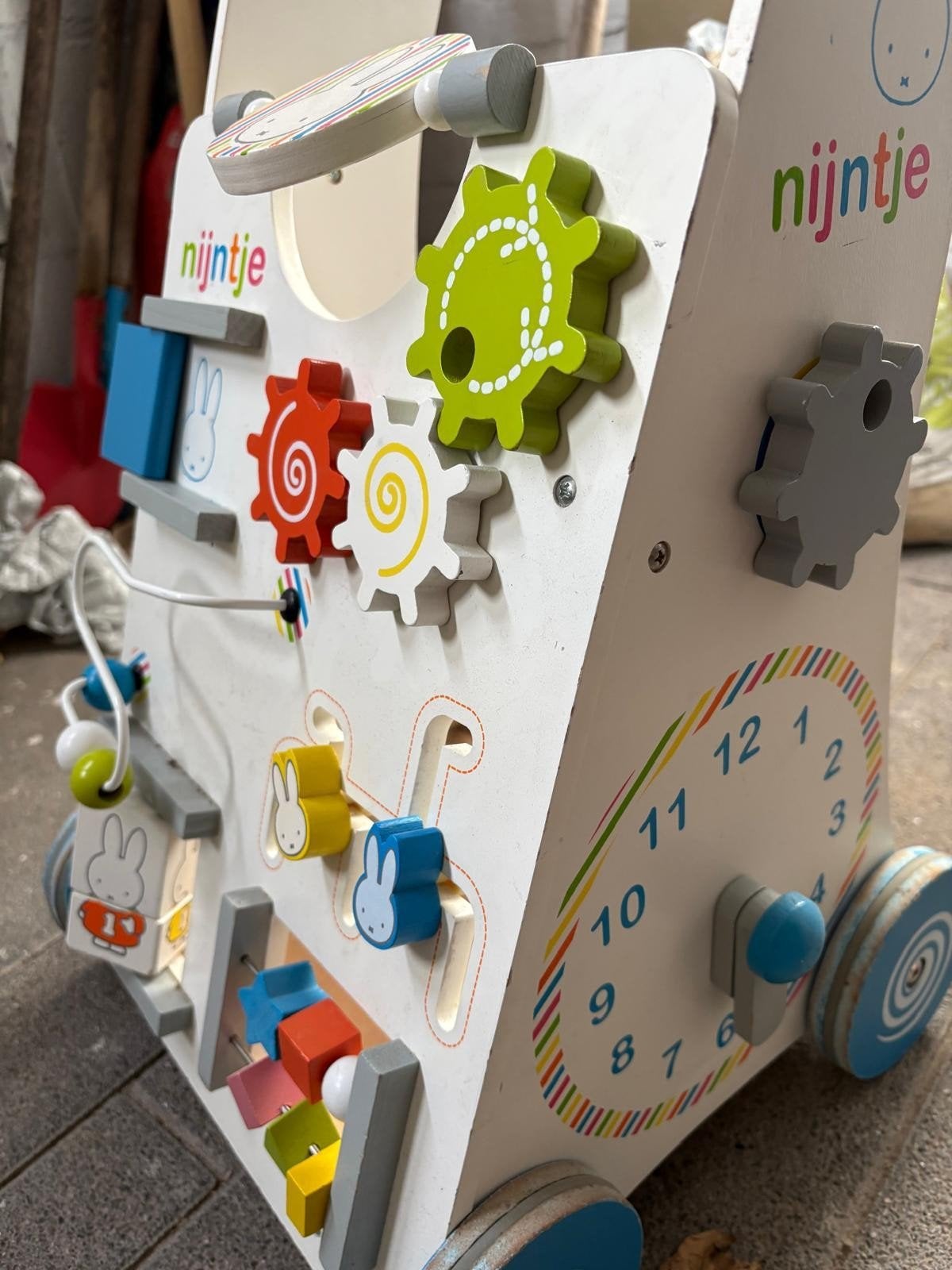 Nijntje Houten Loopwagen met Activiteiten, Ophalen of Verzenden, Gebruikt, Overige typen