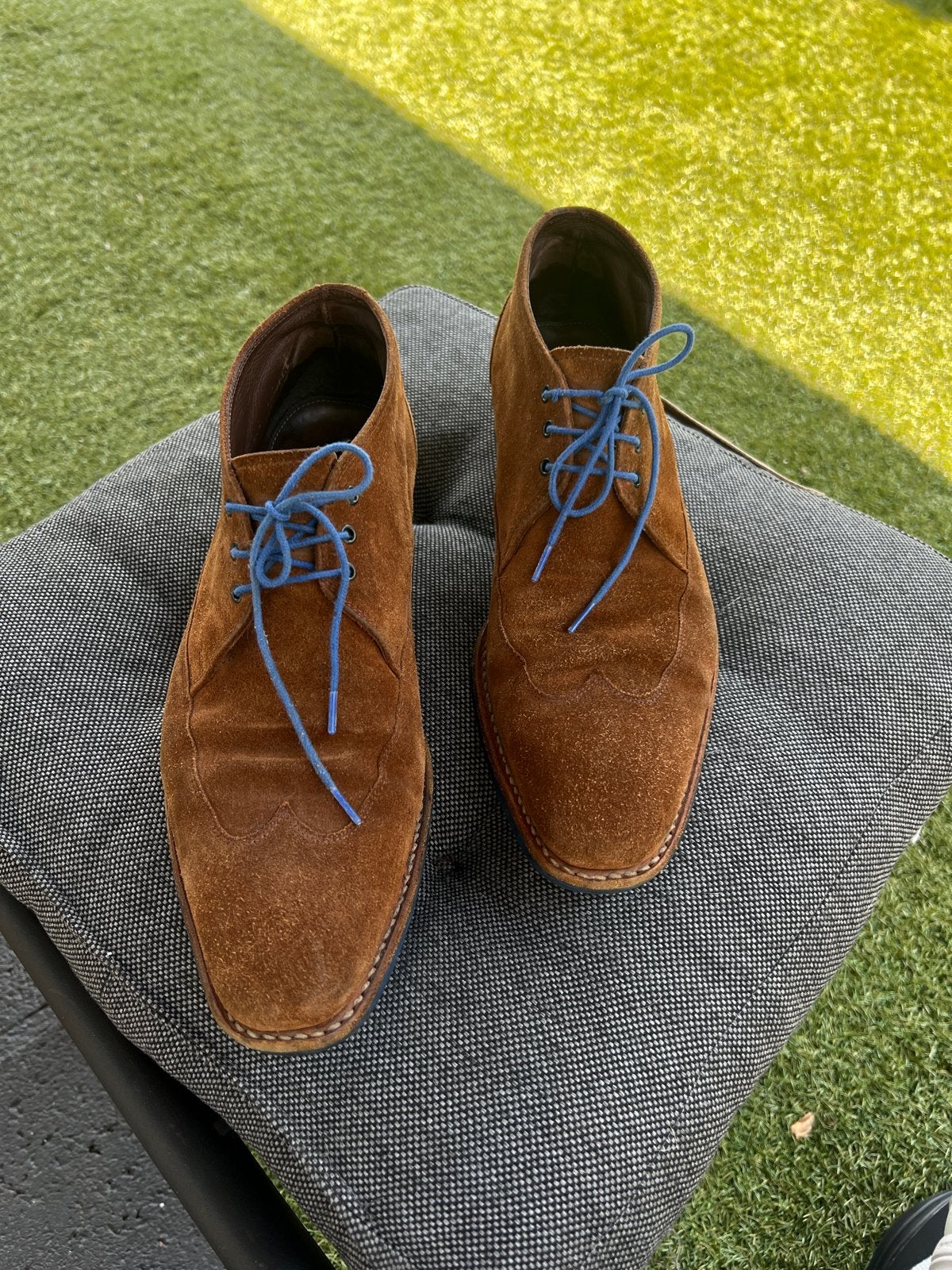 Floris van Bommel suède schoenen maat 42, Bruin, Ophalen of Verzenden, Gedragen, Veterschoenen