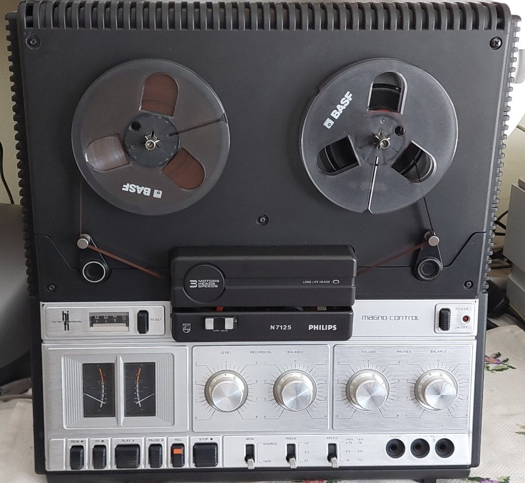 Philips bandrecorder N7125, Ophalen, Bandrecorder, Met banden