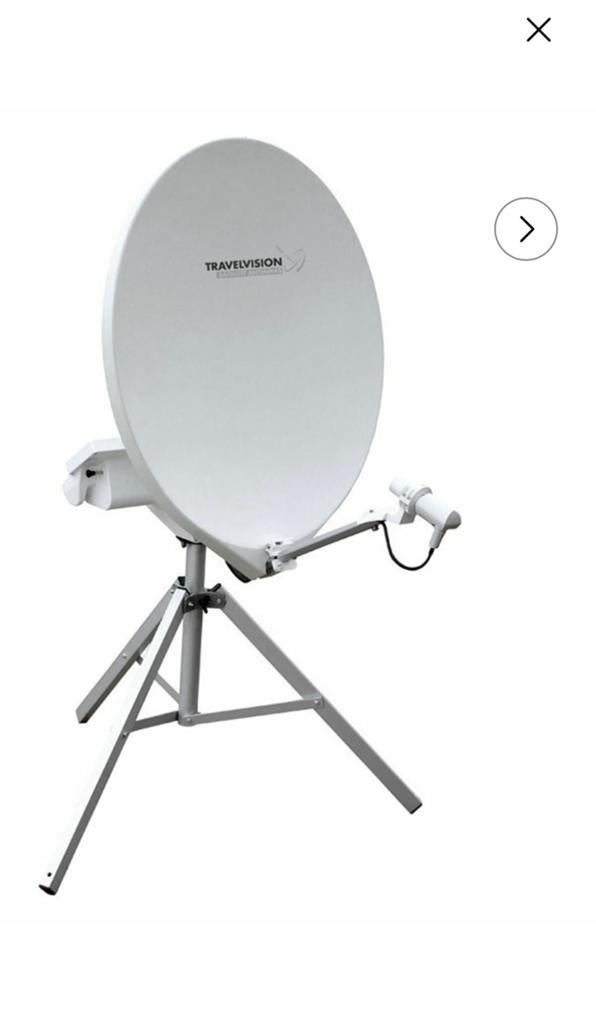 Travel Vision R7 80 cm Single schotelantenne met draagtas, Ophalen of Verzenden, Zo goed als nieuw