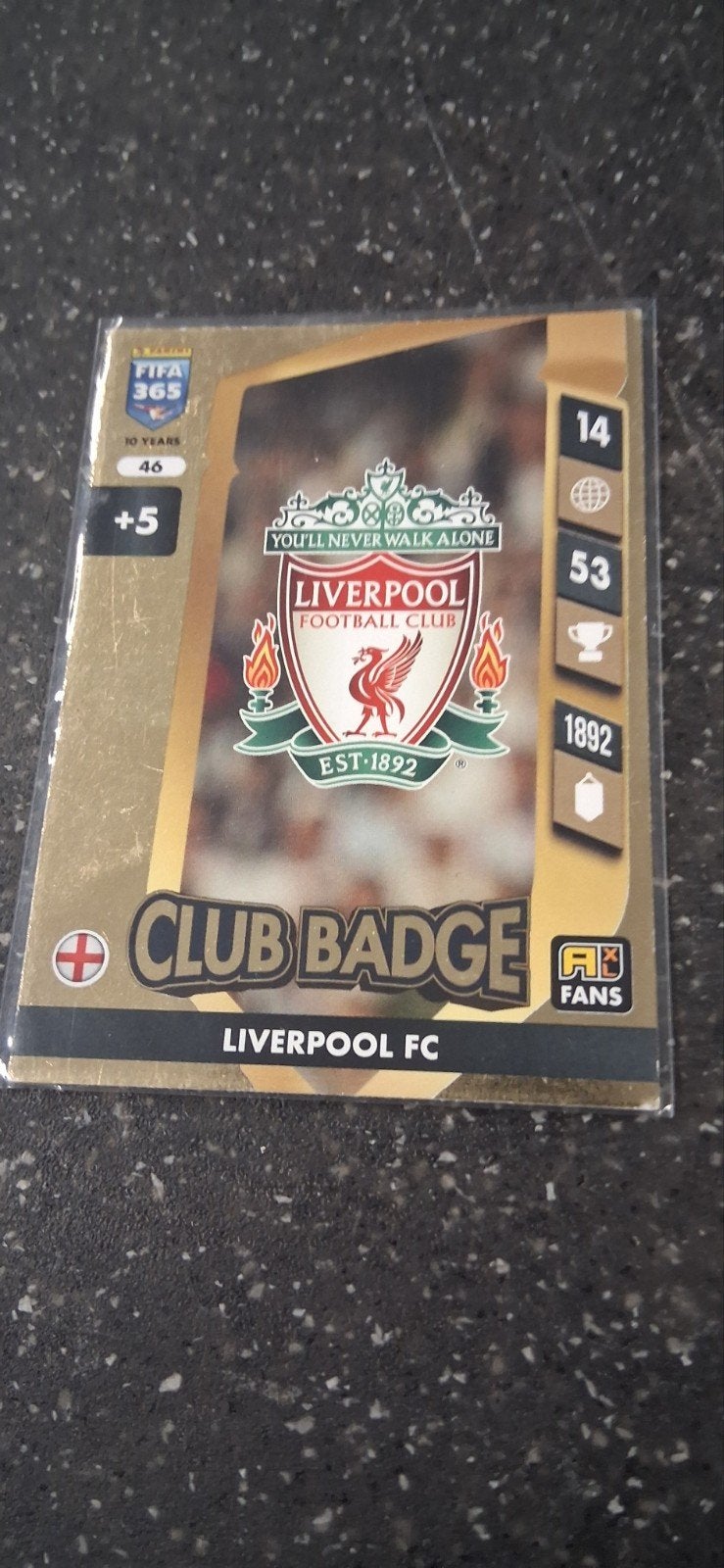 FIFA 365 Liverpool FC Club Badge Spelerskaart, Ophalen of Verzenden, Zo goed als nieuw, Buitenlandse clubs, Spelerskaart