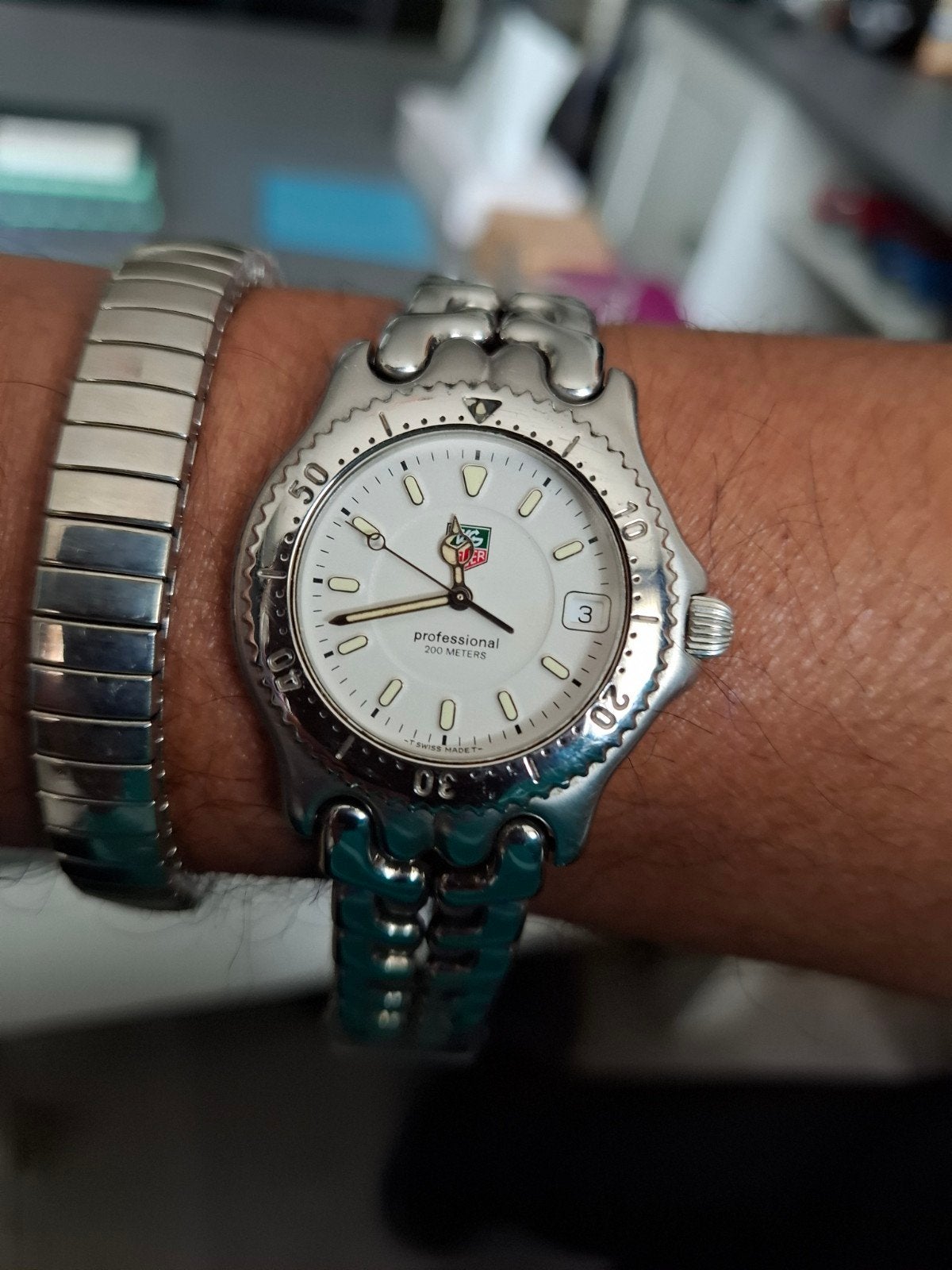 T.k. Tag Heuer heren horloge,  Mooie staat ., Ophalen of Verzenden