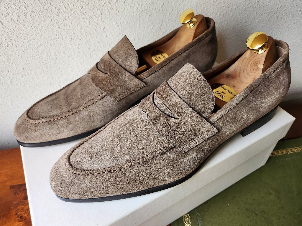 Santoni loafers mt.10 als Nieuw in doos, Kleding | Heren, Loafers, Overige kleuren, Verzenden, Nieuw
