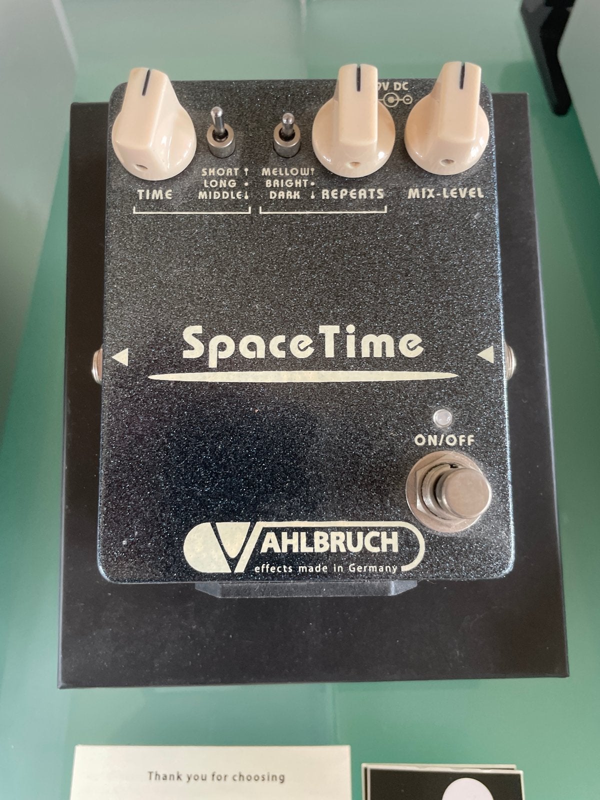 Ahlbruch SpaceTime Delay Pedaal - Made in Germany, Ophalen of Verzenden, Zo goed als nieuw, Delay of Echo