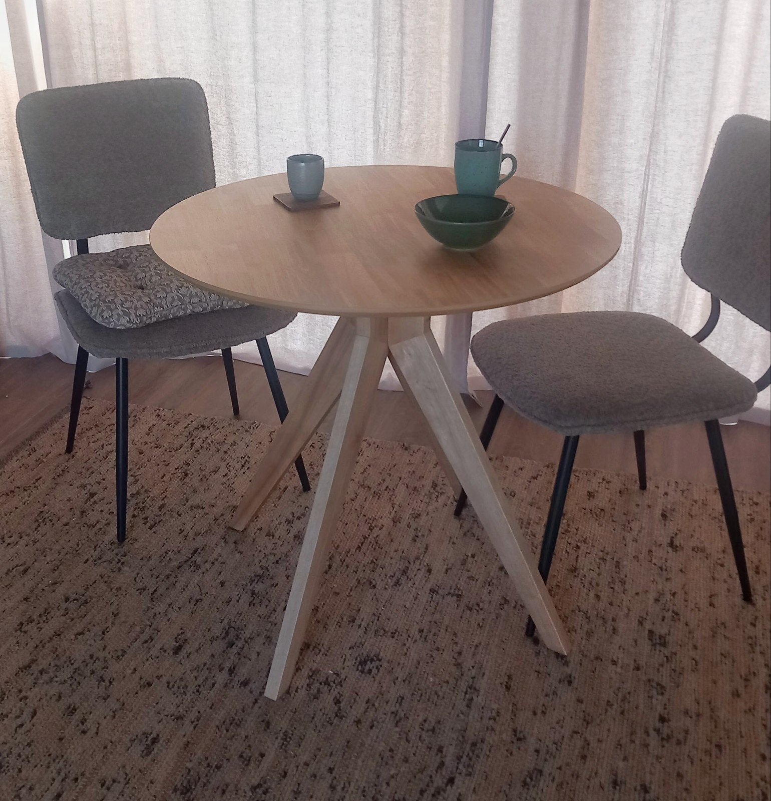 Ronde compacte eettafel van Sklum 80cm *nieuw*, Ophalen, 100 tot 150 cm, Rond, Nieuw