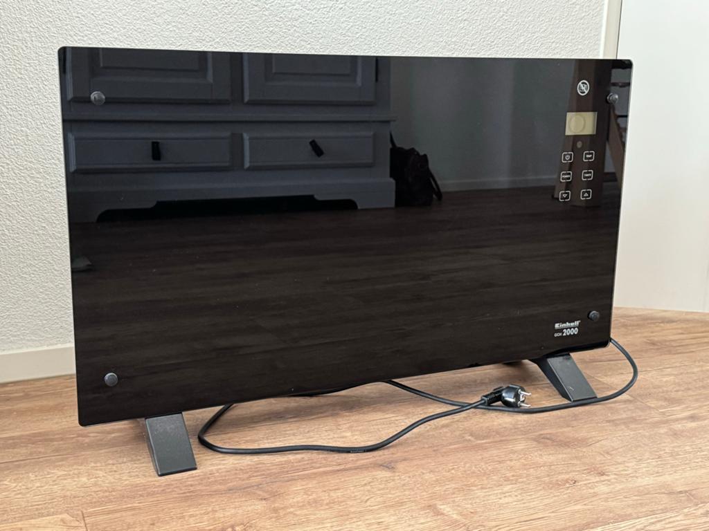 Einhell GCH 2000 Glazen Convector Kachel - Elektrisch, Huis en Inrichting, Kachels, Ophalen, Overige soorten, Elektrisch, Zo goed als nieuw