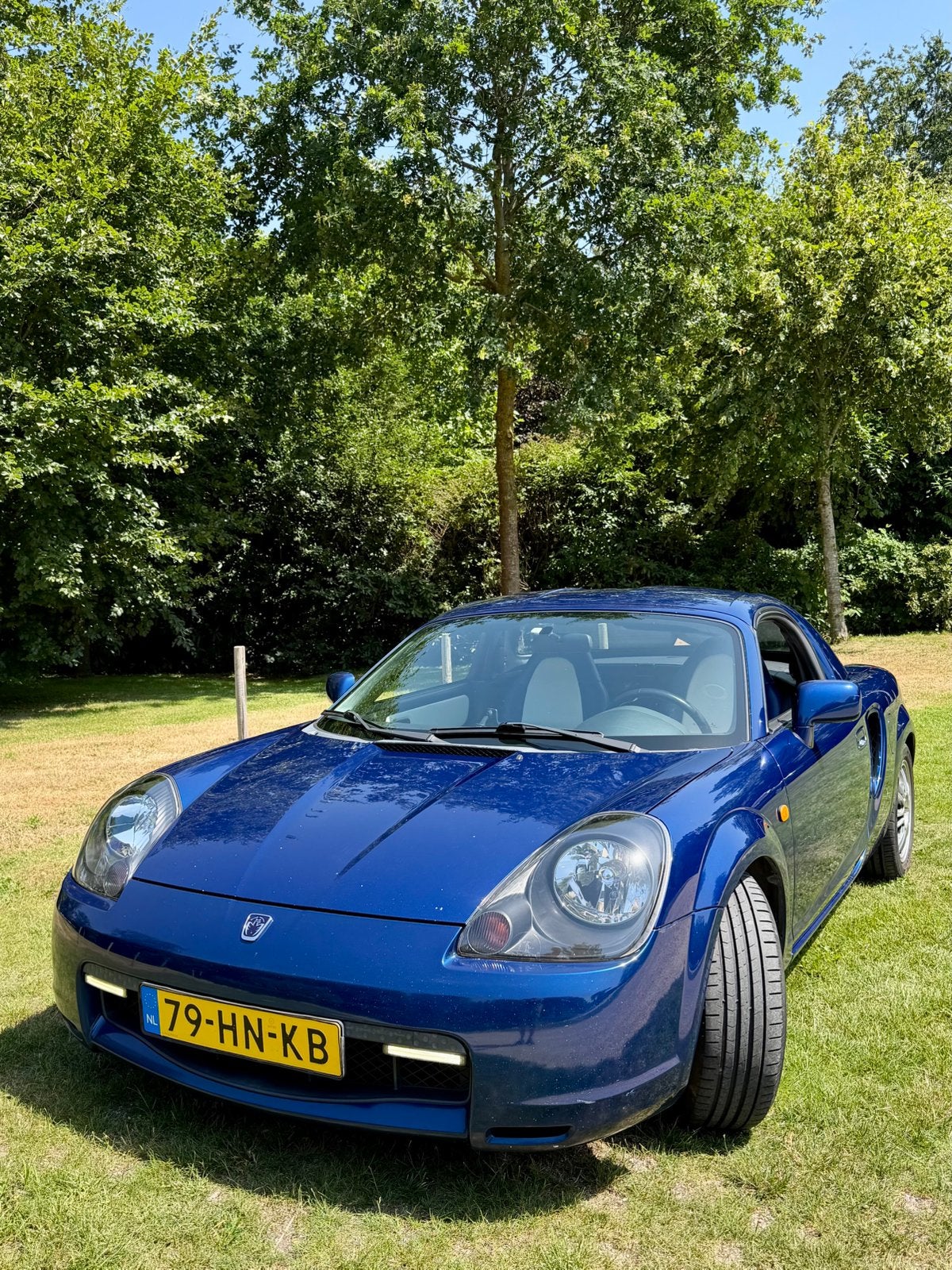 Toyota MR2 1.8 16V 2001 Blauw 2ZZ-GE MOTOR, 4 cilinders, Cabriolet, Handgeschakeld, Dealer onderhouden